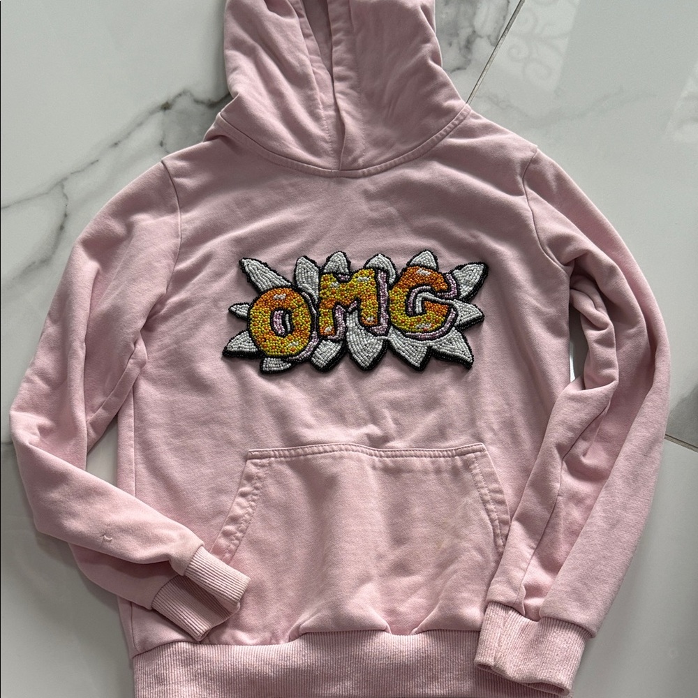 Lola + The Boys Pink OMG Hoodie